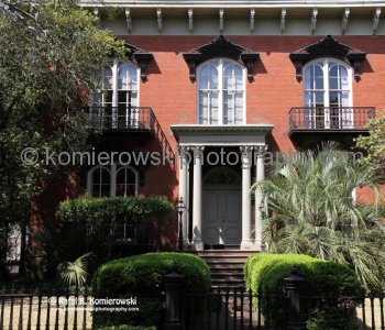 Mercer Williams House....Construction of the house began in 1860, was interrupted by the Civil War and was later completed, circa 1868, by the new owner, John Wilder