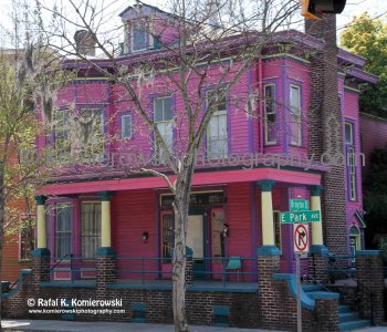 Painted similar to famous  - Olde Pink House - ....Savannah