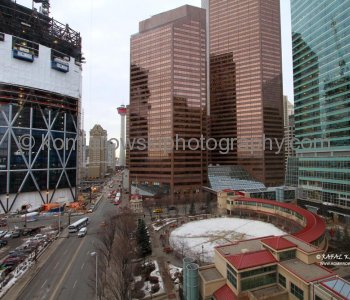 The Bow office tower -  under construction, January 20,  2010,  Calgary, AB.