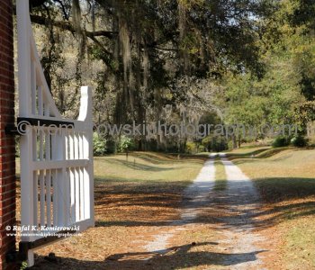Entrance to Private Residence from Ashley River Road (Highway 61 SC)