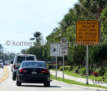 Highway A1ASouth at Fort Lauderdale, Florida, USA,