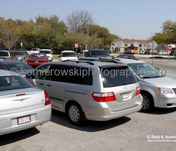 Parking Lot at Savannah, Georgia, Friday, March 18, 2001  at 12:05 PM (temperature plus 29C =  84.2 F)