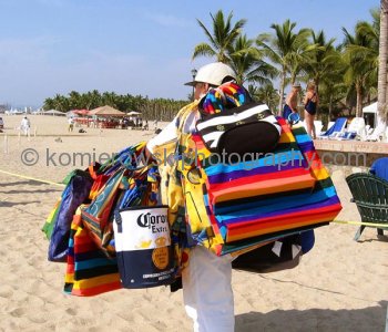Beach Vendor at the beach Zona Hotelera