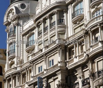 Baroque architecture, Gran Via, Madrid,  (photo taken on Thursday, October 13, 2011)