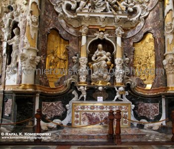Toledo Cathedral stands on the site of the Great Mosque of Toledo, which itself had replaced a Visigothic church..