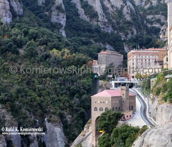 The Monastery of Montserrat, located near the top of the 4,000-foot mountain, is home to about 80 Benedictine monks