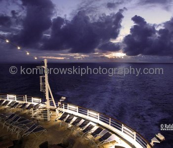 minutes before sunrise... Atlantic Ocean, sailing Day 10,  November 6, 2011