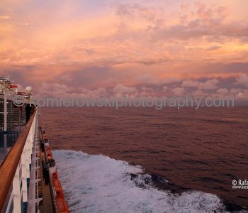 at sunrise... Atlantic Ocean, sailing Day 11,  November 7, 2011