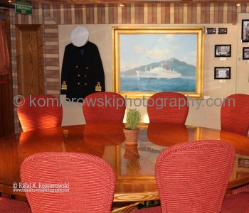 Cucina del Capitano, an Italian restaurant ... Atlantic Ocean, sailing Day 11,  November 7, 2011