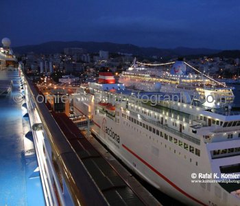 La Palma de Mallorca, Spain, DAY 2, October 29, 2011 rainy, overcast, some sun, +22C,  39^ 32’ 51” N,  2^ 38’ 09”East