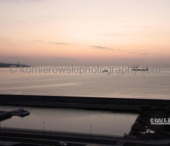 (sunrise) Malaga, Spain, Monday, October 31, 2011, Day 4, sunny +22C, light breeze 36^ 42’ 20”N,  4^ 24’ 54” West