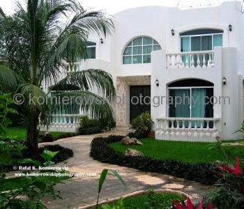 Residential area known as Playacar is an important tourist development on the Riviera Maya
