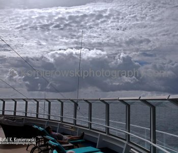 Friday, November 4, 2011   – Day 8, Atlantic Ocean, sailing to Freeport, Bahamas,  27^ 02’ 03” N,  29^54’ 26” West   -  at 8:00 speed 21.29 kn= 39.89 km/h, wind front 18 km/h