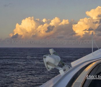 Monday, November 7, 2011 – Day 11, SUNSET, Atlantic Ocean, sailing to Freeport, Bahamas