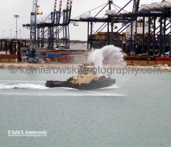 November 9 , 2011 – Day 13, arriving to Freeport, Grand Bahamas,  We were detoured to Freeport for 2 days for thruster repairs