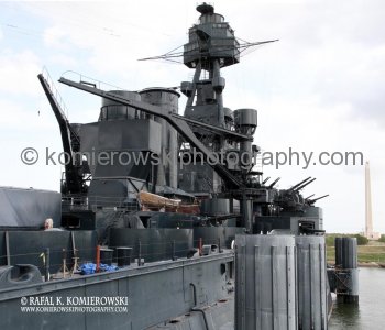 Battleship USS Texas and San Jacinto Monument