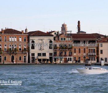 a view from the water .....on the way to Venice....