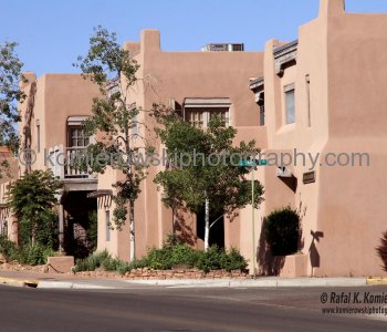 ...Homes are territorial or pueblo style and stuccoed with flat roofs