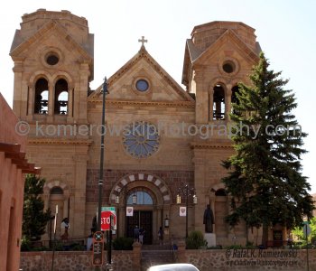 Cathedral Basilica of Saint Francis of Assisi, built 1869, Santa Fe, New Mexico