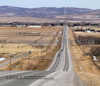 Highway 22 between Black Diamond and Longview-Looking North