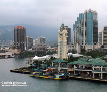Day 8, Monday, October 8, 2012,  MS Oosterdam, Holland America Line arrived to Honolulu, Oahu Island, Hawaii, USA