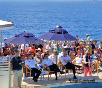 The ceremony of Crossing the Line -EQUATOR, Day 12, Friday ,  October 12th ,  2012,   Pacific, south of Hawaii Islands, MS Oosterdam, Holland America Line