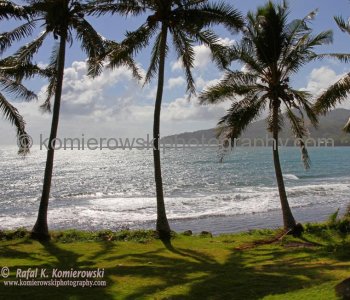 South Pacific seen from south of Apia, Samoa