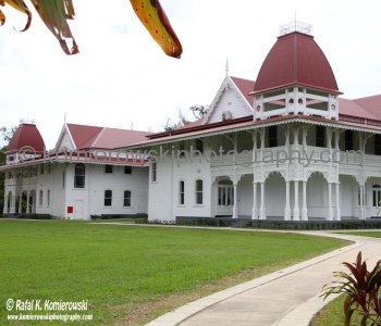 Royal Palace,  wooden kauri building was constructed in 1864 as the First King of Tonga s, Tupou I modernization of Tonga.