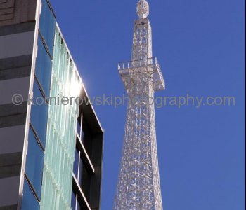 Sydney s Eiffel Tower...it was built as a replica of the Eiffel Tower, in 1939,  however the official name is the AWA Tower.