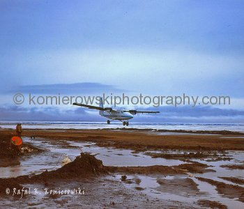 Canadian Arctic, Amund Rignes Island, June 3, 1975, 0C. End of geodetic survey work and Arctic exploration