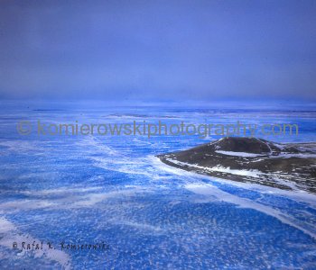 Canadian Arctic, Flying south to Resolute Bay, June 1975, -2C.  Canadian Arctic near Resolute Bay
