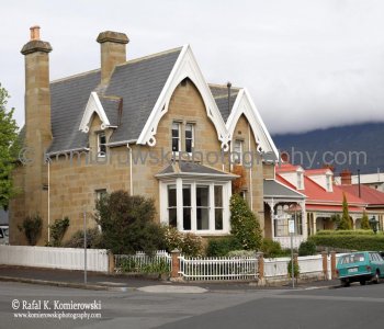 Hobart  feels like parts of Scotland...architecture showing the range of houses from Georgian Colonial to lacy Victorian