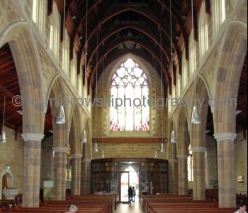 Cathedral Church of St David in Hobart is the principal Anglican church in Tasmania