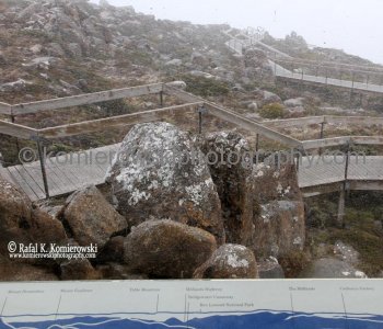 Mount Wellington,  Hobart, snowing in October 26, 2012
