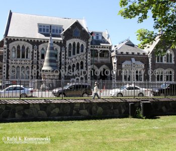 Christchurch Arts Centre  located in the neo-gothic former University of Canterbury buildings.  It could cost $100 million to repair and rebuild.