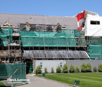 Christ s College under rebuilding after devastating earthquake....