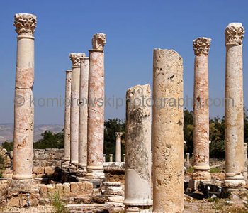 Beit Shean - the ruins of Roman-Byzantine Scythopolis, which tell of its richness and greatness.