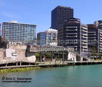Wellington Waterfront  viewed from the Lagoon...