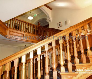 Staircase in Old Government Building, today Victoria University of Wellington law school, New Zealand