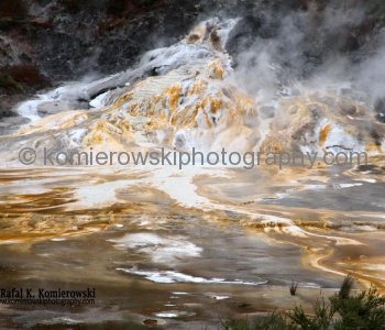 Orakei Korako - The Hidden Valley, south of Rotorua, New Zealand