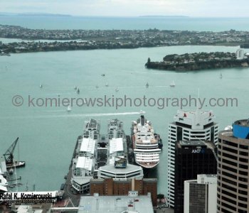View from Sky Tower, Auckland, New Zealand