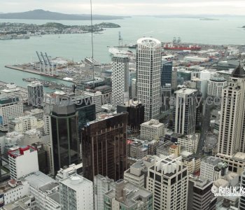 View from Sky Tower, Auckland, New Zealand