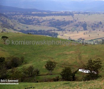 View from the highway on the way to Jenolan Caves from Katoomba, New South Wales, Australia
