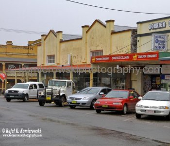 There is a local shop known as DORRIGO ANTIQUES, Dorrigo, NSW, Australia (rain - local spring time - November 10, 2012)