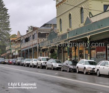Bellingen is a small town on Waterfall Way on the Mid North Coast of New South Wales, Australia (rain - local spring time - November 10, 2012)