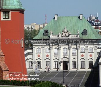 Palac Pod Blacha, the Copper-Roof Palace was named for its unusual copper roof — a rarity for the time when the palace was built, Warsaw, Poland