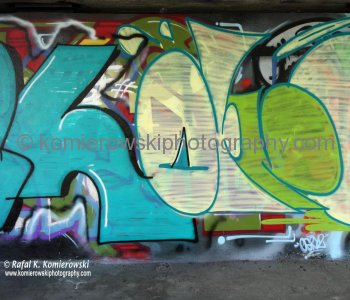 Graffiti - (Poniatowski Bridge), Warsaw, Poland