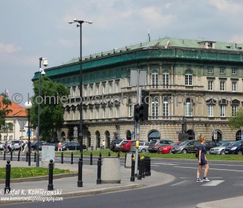 Back in Warsaw.  A historic Hotel Europejski originally opened in 1857, the hotel was almost completely destroyed in World War II.