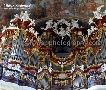Famous Engler Organ in Krzeszow. Michael Engler -the young-(1688-1760) is seen as the most important organ builder in Silesia during the 18th century.