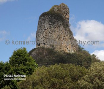 Glass House Mountains , each mountain has its own shape and character